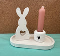Kerzenteller Ostern