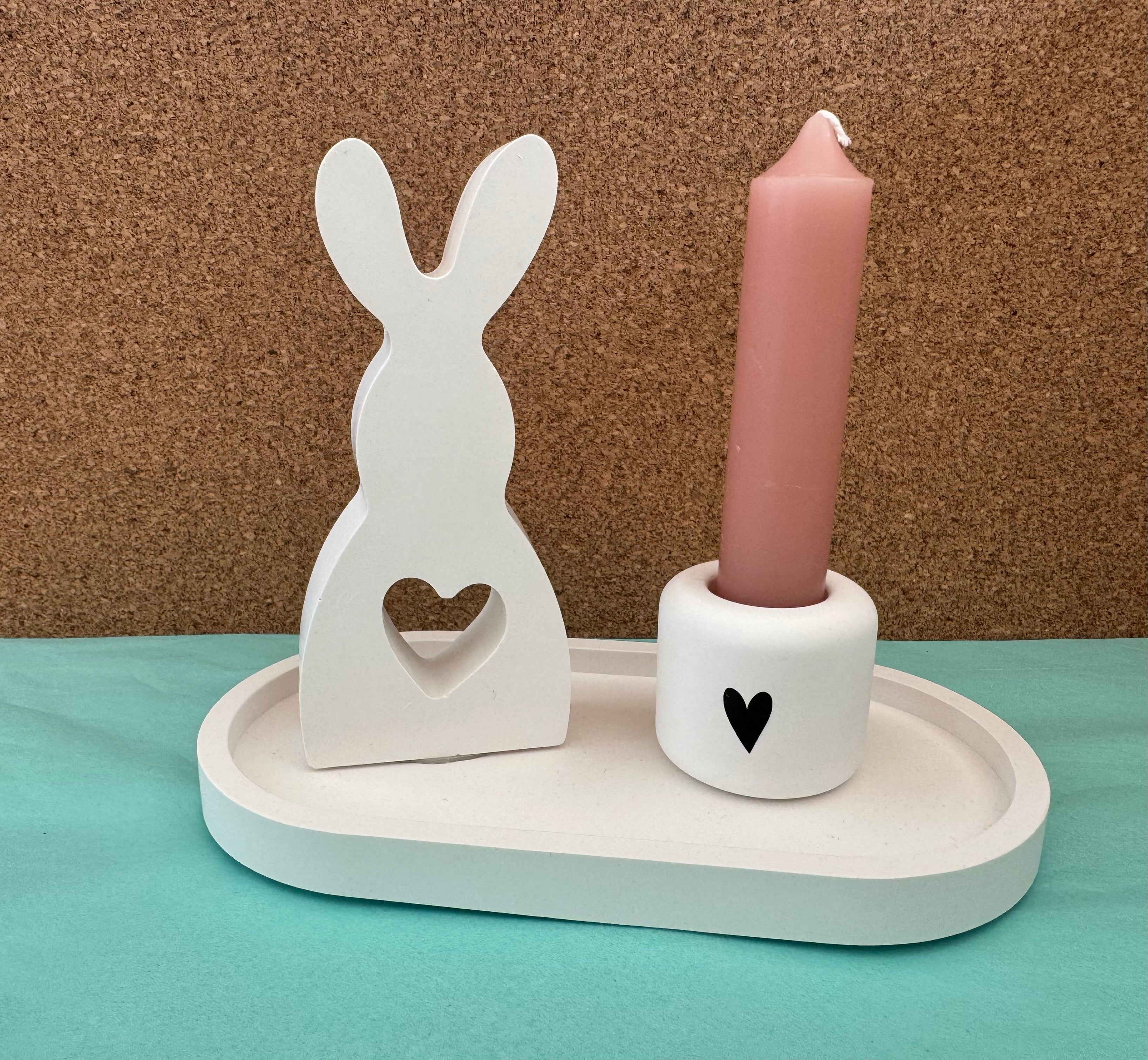 Kerzenteller Ostern