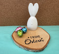Holzteller Frohe Ostern